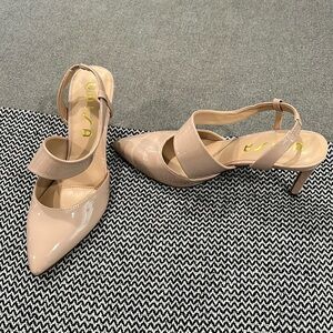 Unisa nude pump heels